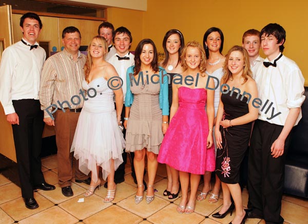 Claremorris No Name Club members pictured at "The National Youth Awards 2007" hosted by the No Name! Club in the TF Royal Theatre Castlebar. Front row L-R: David Coen, John O'Mahony, Naomh Higgins, Ciara McGuinness, Roisin Hughes, Caroline King and Steven Tierney
Back row L-R: Brian Carey, Kevin Gallagher, Mairead Hanley, Tanya Sarsfield and Brian McDermott. Photo:  Michael Donnelly