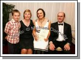 Linda Bryan from Celbridge "No Name Club" was a  finalist in "The National Youth Awards 2007" hosted by the No Name! Club in the TF Royal Theatre, Castlebar, Co Mayo included in photo from left: Michael, Bernie, Linda and Jack Bryan. Photo:  Michael Donnelly 