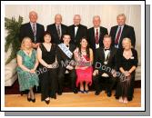 No Name Club Board of Management with Board of Directors at "The National Youth Awards 2007" hosted by the No Name! Club in the TF Royal Theatre Castlebar back from left; Eddie Keher, Founder of No Name Club, Eamonn Doyle, Founder of No Name Club, Michael Browne, Joe Malone, Member of Board of Directors, John Joe Kinsella, Member of Board of Directors.  Front -Left to Right: Sheila Dowling, Member of Managment Committee, Anne Donoghue, Member of Events Committee and Member of Board of Directors, Paddy Burke - National Host of the Year 2007, Laura O'Sullivan - National Hostess of the Year, Anthony McCormack, President of NNC and Bernie Divilly, Events Committee Member and Member of Management Committee. Photo:  Michael Donnelly.
