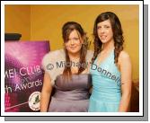 Headford Ladies  Valerie King and Jane Monaghan, pictured at the final of "The National Youth Awards 2007" hosted by the No Name! Club in the TF Royal Theatre Castlebar. Photo:  Michael Donnelly