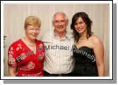 Pictured at the final of "The National Youth Awards 2007" hosted by the No Name! Club in the TF Royal Theatre Castlebar  from left: Jo Hannon, Tommy Hannon (Portlaoise) PRO and Maria Walsh (Shrule), joint PRO "No  Name Club. Photo:  Michael Donnelly