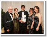 Michael Walsh Shrule, participated as a finalist in "The National Youth Awards 2007" hosted by the No Name! Club in the TF Royal Theatre Castlebar, pictured with family members, from left: Vincent, Eileen, Noreen and Maria Walsh. Maria is a former Hostess of the Year and Joint PRO of the No Name Club.  Photo:  Michael Donnelly