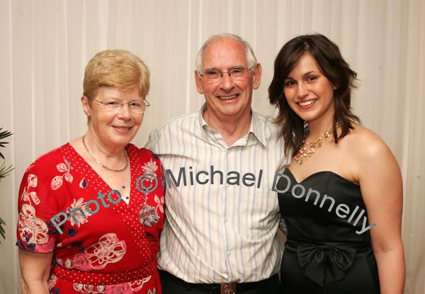 Pictured at the final of "The National Youth Awards 2007" hosted by the No Name! Club in the TF Royal Theatre Castlebar  from left: Jo Hannon, Tommy Hannon (Portlaoise) PRO and Maria Walsh (Shrule), joint PRO "No  Name Club. Photo:  Michael Donnelly
