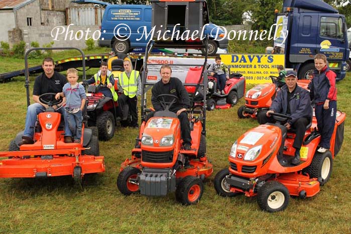 Davy's Lawnmowers  pictured at their stand at Bonniconlon 61st Agricultural Show and Gymkhana . Photo: © Michael Donnelly