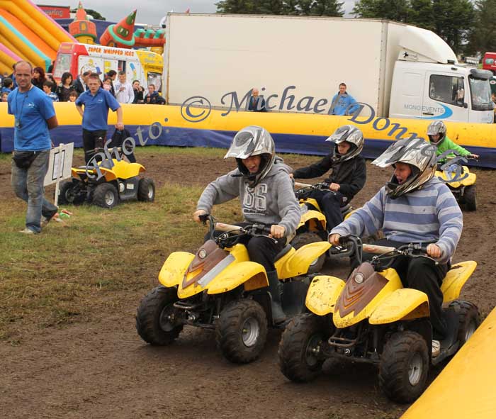 Enjoying the Quad Bike racing at Bonniconlon 61st Agricultural Show and Gymkhana. Photo: © Michael Donnelly