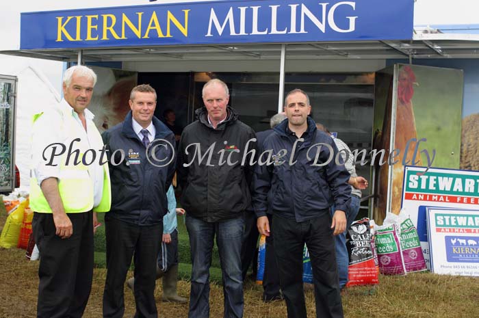 Pictured at Bonniconlon 61st Agricultural Show and Gymkhana from left: Gerry Durcan, Kevin McHale, Kiernan Milling Stewarts; Micheal Clarke Bonniconlon,  and Gareth Carroll, Kiernan Milling Stewarts. Photo: © Michael Donnelly