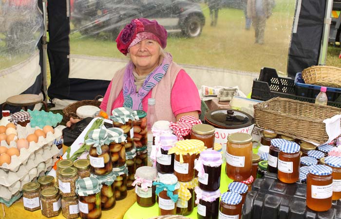  A "Healthy Foodstore" with Honey, Eggs, Pickles and Jams at Bonniconlon 61st Agricultural Show and Gymkhana. Photo: © Michael Donnelly