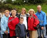 Group from Ballina pictured at Bonniconlon 61st Agricultural Show and Gymkhana, from left: Mary Moran, Sally McHale, Matthew Rooney, Marie Rooney,  Kay Rooney,   and Jamie Rooney. Photo: © Michael Donnelly