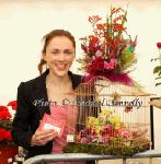 Marita Golden Ballina with Best creative flower arrangement at Bonniconlon 61st Agricultural Show and Gymkhana . Photo: © Michael Donnelly