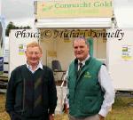 Ernest Monson, Boyle pictured with Joe Waldron, Connacht Gold, at Bonniconlon 61st Agricultural Show and Gymkhana . Photo: © Michael Donnelly