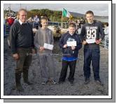 Winners of the Judging competition are presented with their prizes by Martin McGlynn (Achill Sheep Show Committee) at the 21st Achill Sheep Show (Taispentas Caorach Acla 2007) at Pattens Bar Derreeens Achill, from left Martin McGinty Saula 1st; Dylan Henry, Belfarsad 2nd; and Tom McLoughlin, Claggan, 3rd. Photo:  Michael Donnelly