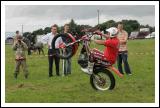 Andrew Perry, Dundonald Co Down, of Trialstar performing stunts at the 88th Claremorris Agricultural Show. Photo:  Michael Donnelly