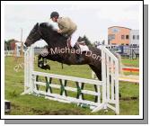 Jessica Burke on Lavally Lunatic at Claremorris Agricultural Show.
Photo:  Michael Donnelly