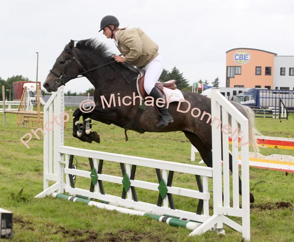 Jessica Burke on Lavally Lunatic at Claremorris Agricultural Show.
Photo:  Michael Donnelly