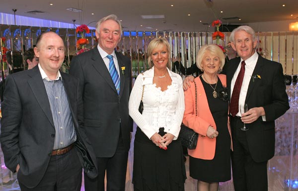 James Morrissey, Former E.U. Commissioner Padraig Flynn, Heather Morrissey, Dorothy Flynn, and Paddy Kelly, CEO PREM Group, pictured at the official opening of Days Hotel "The Harlequin", Castlebar. Photo:  Michael Donnelly