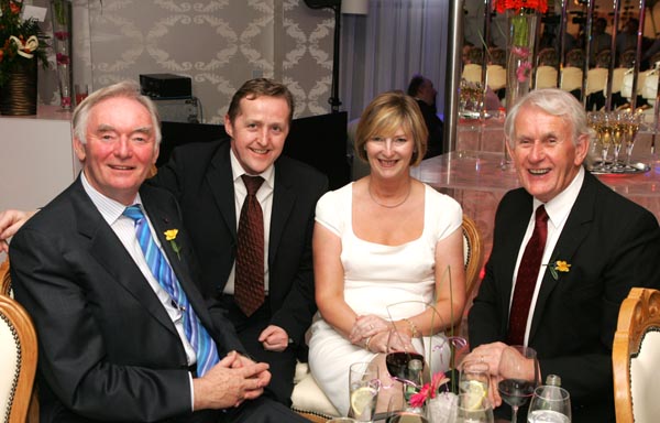 Pictured at the official opening of Days Hotel "The Harlequin", Castlebar, from left: Former E.U. Commissioner Padraig Flynn, Jim Murphy, managing Director PREM Group; Deputy Beverley Flynn, T.D. and Paddy Kelly CEO PREM Group. Photo:  Michael Donnelly