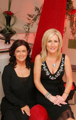 Rosemary Loftus, Ballina and Sharon Ryan, Galway, pictured at the official opening of Days Hotel "The Harlequin", Castlebar. Photo:  Michael Donnelly