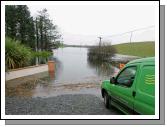 Floods Stopping traffic at Ballinacarra, Kilmaine, and some of the local farmers are forced to make a 15 mile mile trip to feed thier animals. Photo:  Michael Donnelly