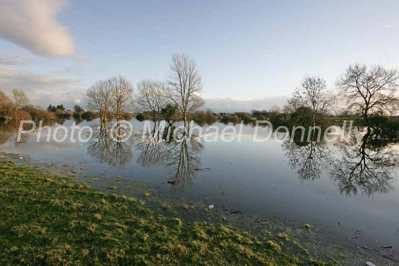 A Beautiful Scene - created by the current flooding at the Neale Road Ballinrobe. Photo:  Michael Donnelly