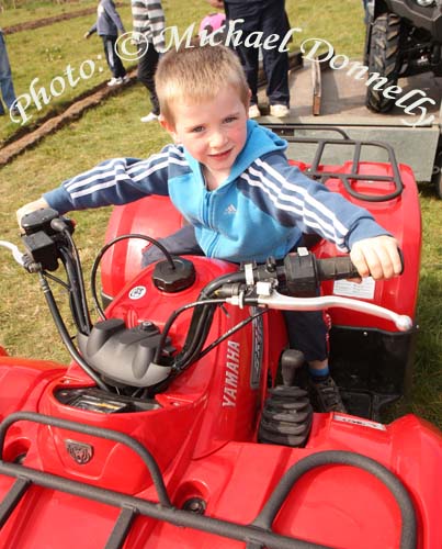 Ciaran Heneghan,  Clogher Claremorris tries out an RTV at the 2009 Mayo County Ploughing Championships at Claremorris . Photo:  Michael Donnelly