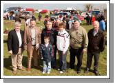 Pictured at the 2009 Mayo County Ploughing Championships at Claremorris from left: Michael Burke, Ballinrobe; Deputy John O'Mahony, Michael Waldron. Brendan Gavin, Roseanne Waldron, Cllr Tom Connolly and Peter Murphy Shrule, at front is Adam Flynn. Photo:  Michael Donnelly
