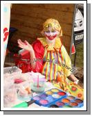 Nancy The Clown from Headford was Face painting at the 2009 Mayo County Ploughing Championships at Claremorris. Photo:  Michael Donnelly