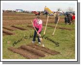 Margaret Lawless, Kilmeena Westport  Loying at the 2009 Mayo County Ploughing Championships at Claremorris. Photo:  Michael Donnelly
