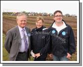 Jim Higgins, MEP ; Noreen Glavey and Conor Cresham, pictured at the 2009 Mayo County Ploughing Championships at Claremorris. Photo:  Michael Donnelly