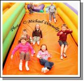 The Slide at the 2009 Mayo County Ploughing Championships in Claremorris was a busy spot as children took advantage of the fine weather. Photo:  Michael Donnelly