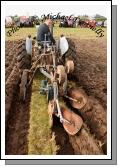 Putting on the finishing touches, Joe Kelly, Monivea Galway on his Grey Ferguson 35 at the 2009 Mayo County Ploughing Championships at Claremorris. Photo:  Michael Donnelly