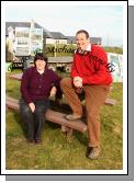 Sheila and John Murray of Murrays Recycled Plastic, Glenisland  pictured with some of their products at the 2009 Mayo County Ploughing Championships at Claremorris. Photo:  Michael Donnelly