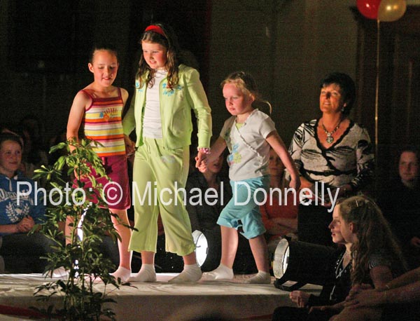 Young Models on the ramp at the Castlebar Mitchels Ladies Football Club Fashion Show in the Failte Suite, Welcome Inn Hotel, Castlebar, Photo:  Michael Donnelly