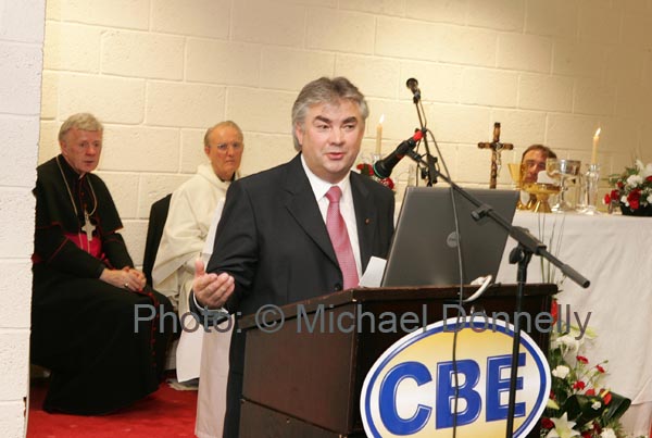 Gerry Concannon, CEO and Chairman of CBE speaking at the official opening of CBE's new Head Office and Research and Development Centre, IDA Business Park Claremorris,