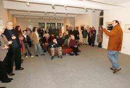 Eamon Smith opens the wonderful Ballinglen Arts Foundation Exhibition - at the Linenhall until 24 Feb 2007. Click for more from Michael Donnelly.