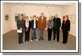 Pictured at the official opening in the Linenhall Arts Centre, Castlebar of "Ballinglen - the First 15 years", An exhibition of 25 works from the Collection of Ballinglen Arts Foundation, from left: Marie Farrell, Director of Linenhall Arts Centre; Robert Smith, Castlebar; Eamon Smith, chairman Linenhall Arts Centre  who chose the selection and performed the official opening; Margo Dolan and Peter Maxwell, Founder Directors of Ballinglen Arts Foundation Ballycastle and Una Forde Ballinglen Arts Foundation. Photo:  Michael Donnelly