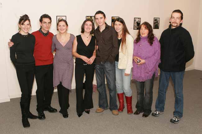 Members of the Hopkins family pictured at the official opening of the Exhibition "Reclaiming the Serpent" by Caroline Hopkins, Castlebar in the Linenhall Art Centre Castlebar, from left: Noreen, Jude, Jacqueline, Caroline (artist); Barry, Mary, Mrs Noreen Hopkins and Michael Hopkins. © Photo: Michael Donnelly.