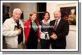 Pictured at the official opening of "Discovered Moments" an exhibition of recents works by Deirdre Walsh in the Linenhall Arts Centre Castlebar, from left: Cllr Johnny Mee, Fiona Rowland, Siobhan Quinn and Cllr Michael Kilcoyne. The official opening was performed by Castlebar Author Michael Mullen. Photo:  Michael Donnelly