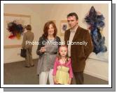 Pictured at the official opening of "Learning to Fly" an exhibition of work by Fabrizio Simeoni in the Linenhall Arts Centre, Castlebar, from left: Ruth Avalynne and Garry Kane, Kilsallagh Louisburgh. Photo:  Michael Donnelly