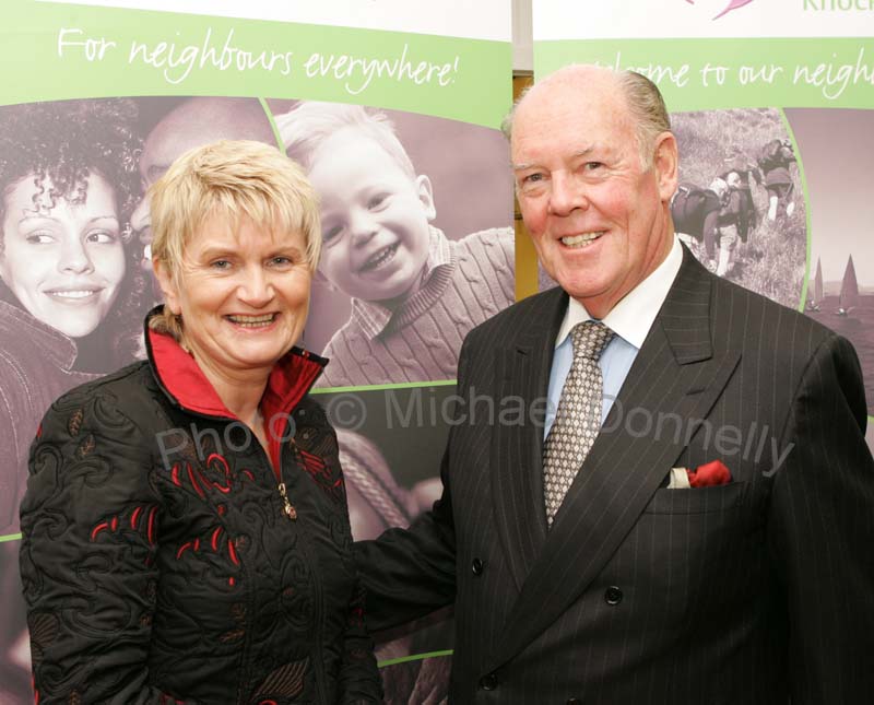 Marian Harkin,TD and MEP pictured with Joe Kennedy chairman of Ireland West Airport Knock at the launch of scheduled Transatlantic Services to New York and Boston 