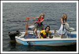 Coming ashore after a spin on Lough Derg