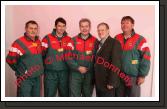 Mayo Community Games folk pictured, at the HSE Community Games National Finals in Mosney, from left: John Quigley, Chairman; Noel Coll, Asst  Soccer coach; Gerry Conway, U-12 manager; Bernie Finan, PRO and Aidan Nevin, Assistant Coach.  Photo:  Michael Donnelly