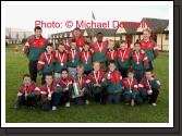 Castlebar U-12 soccer team were gold medal winners at the HSE Community Games National Finals in Mosney, pictured with Noel Coll and Aidan Nevin Assistant Coaches and Gerry Conway, team manager.  Photo:  Michael Donnelly