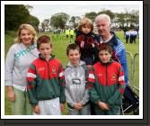 The Morrin Family, Breaffy pictured at the Rounders finals at HSE Community Games National Finals in Mosney, from Left: Caroline, Cian  Eimhin, and Daire; At back are Finian and Paraic. Photo:  Michael Donnelly