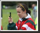 Lauren Mannion, Balla, records Balla Soccer girls in action at the HSE Community Games National Finals in Mosney, Photo:  Michael Donnelly