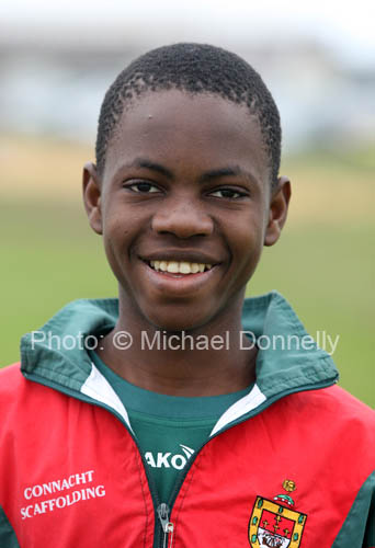 Noe Baba starred for the Castlebar U-12 soccer team at the HSE Community Games National Finals in Mosney. Photo:  Michael Donnelly