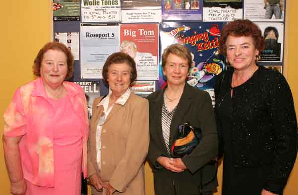 Margaret Walsh, Ann Garvey, Maureen  Niland and Sadie Prendergast, Barneycarroll, Claremorris pictured at Daniel O'Donnell in Concert in the New Royal Theatre Castlebar. Photo: Michael Donnelly.