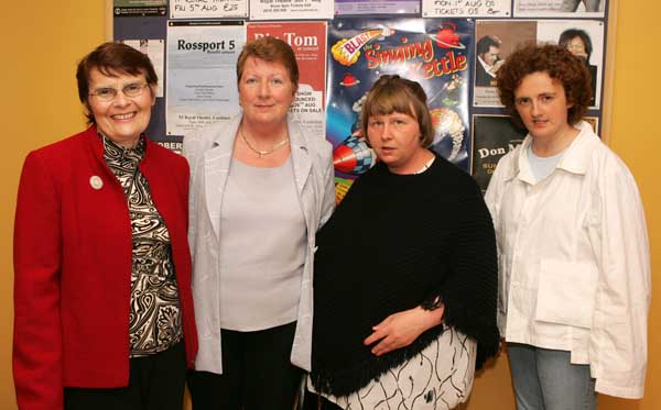 Kathleen Kenny, Mary Irwin, Sandra Flaherty,  and Catherine Anderson Castlebar, pictured at Daniel O'Donnell in Concert in the New Royal Theatre Castlebar. Photo: Michael Donnelly.
