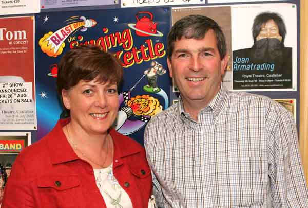 Eileen and Michael Murphy Claremorris, pictured at Daniel O'Donnell in Concert in the New Royal Theatre Castlebar. Photo: Michael Donnelly.