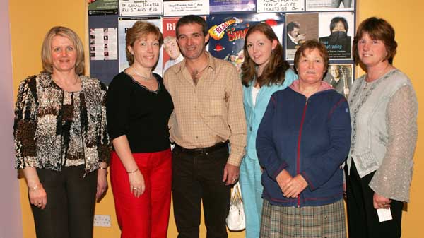 Maureen Lackey Roscommon  pictured  with  Maureen McAndrew, Paul Murphy, Maureen McAndrew, Hannah Ginnelly and Annie Reilly (all Belmullet) at Daniel O'Donnell in Concert in the New Royal Theatre Castlebar. Photo: Michael Donnelly.