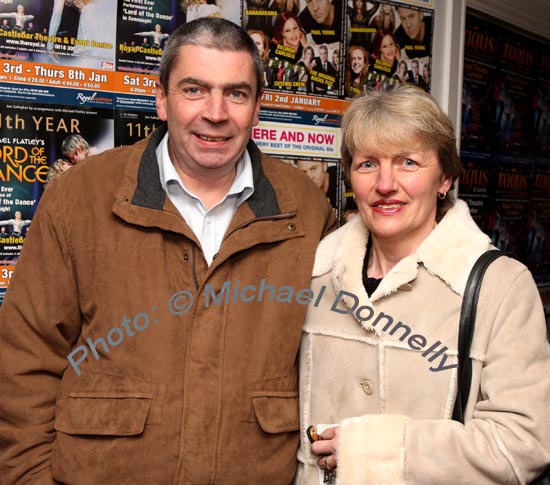  Frank and Betty Morris, Carracastle, Co Mayo, pictured at Elaine Paige in the Castlebar Royal Theatre & Events Centre.Photo:  Michael Donnelly